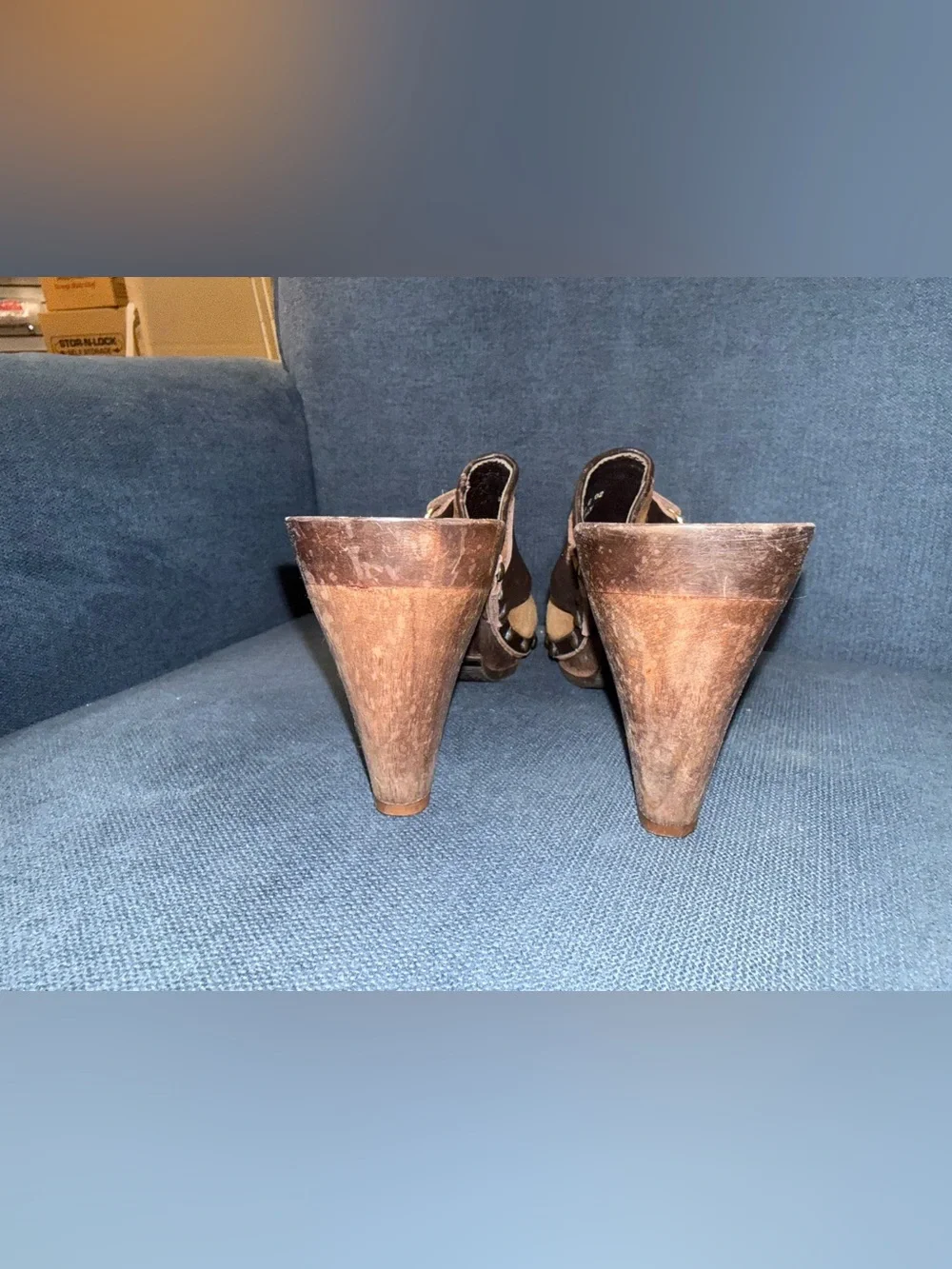 Coach brown suede tote & Matching Shoes